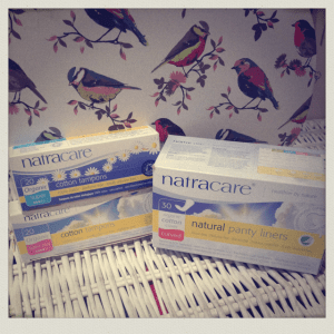 natracare organic tampons and towels